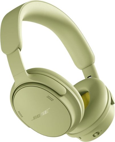 Bose - QuietComfort Headphones (2nd Gen) - Wireless, Over Ear, Active Noise Cancelling, Immersive Audio, USB-C Charging - Eucalyptus Green