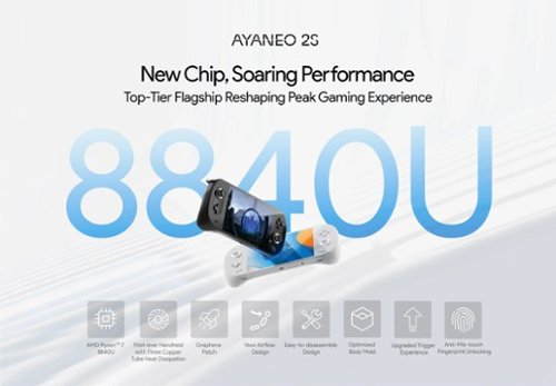 Ayaneo 2S Windows Gaming Handheld - AMD Ryzen 7840U - 32GB RAM with 2TB SSD - Black GLOBAL SHIPPING
