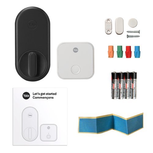 Yale Approach™ Retrofit Apartment Lock, Key-Free Smart Entry Door Lock with Wi-Fi - Black SHOP ONLINE