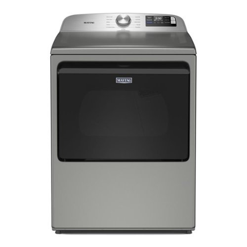 Maytag - 7.4 Cu. Ft. Smart Electric Dryer with Extra Power and Advanced Moisture Sensing - Classic SIlver