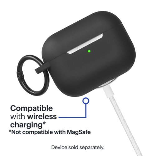 Best Buy essentials™ Silicone Case for Apple AirPods Pro 3 - Black WHERE TO BUY