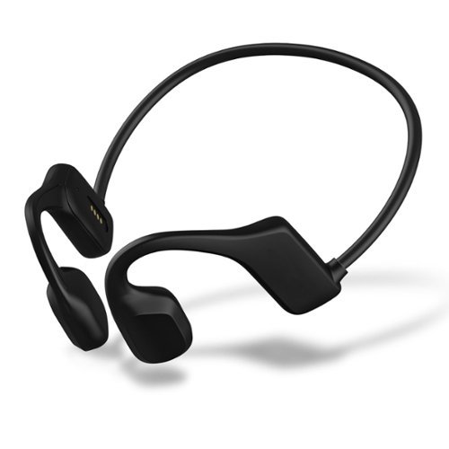 TOPVISION - Open Ear Bone Conduction Headphones, Wireless Bluetooth Headset with Built-in Microphones, Waterproof Sports Headphones-Front_Standard 