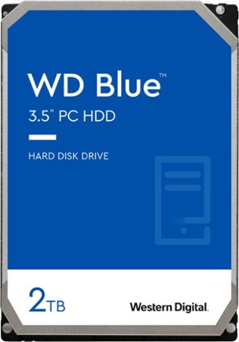 WD - Blue 2TB Internal SATA Hard Drive for Desktops