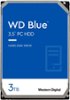 WD - Blue 3TB Internal SATA Hard Drive for Desktops-Front_Standard