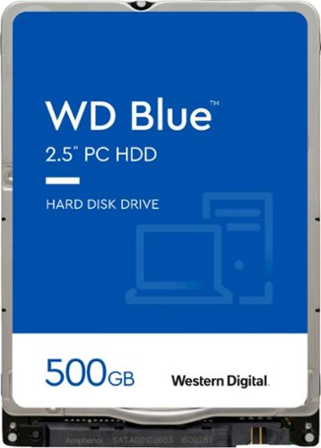  WD - Blue 500GB Internal SATA Hard Drive for Laptops