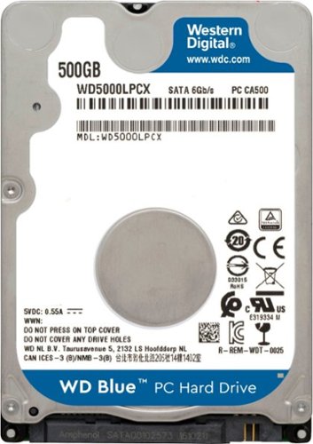 WD Blue 500GB Internal SATA Hard Drive for Laptops GLOBAL SHIPPING