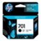 HP - 701 Ink Cartridge - Black-Front_Standard