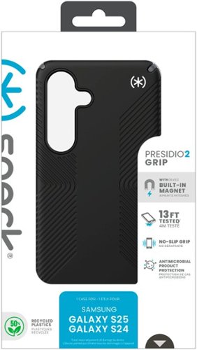 Speck Presidio2 Grip and Magnet Case for Samsung Galaxy S25 / S24 - Black BUY IN SINGAPORE