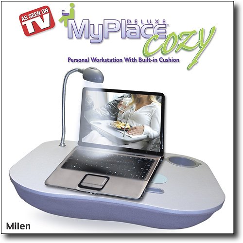 As Seen On TV - MyPlace Cozy Laptop Table - Gray