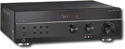 Insignia - 500W 5.1-Channel A/V Home Theater Receiver - Black