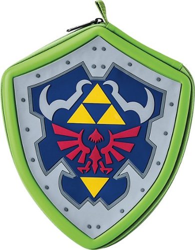  Power A - Hylian Shield Case for Most Nintendo DS Consoles - Green/Blue/Gray/Red/Yellow