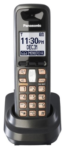  Panasonic - Kx-Tga641t DECT 6.0 Digital Cordless Expansion Handset - Black