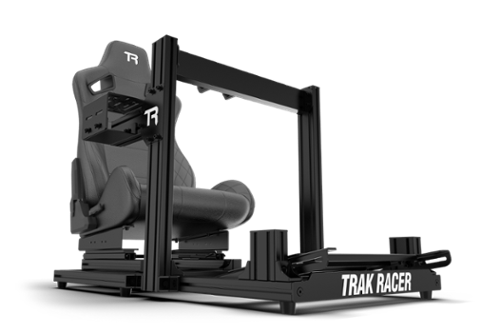 Trak Racer - TR40S Simulator with Recliner Seat & Brackets - Black-Front_Standard 