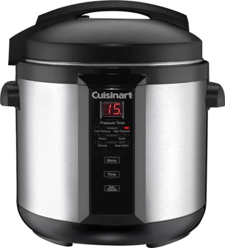 Cuisinart - 6qt Digital Pressure Cooker - Brushed Stainless Steel-Angle_Standard 