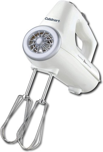 Cuisinart - PowerSelect 3-Speed Hand Mixer - White-Angle_Standard 