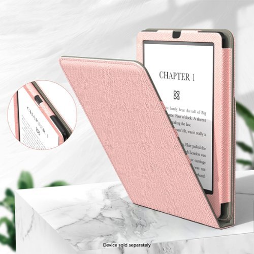 SaharaCase Indy Series Vertical Folio Case for Amazon Kindle Paperwhite (2024) and Colorsoft - Pink SHOP ONLINE