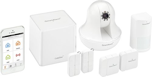  iSmartAlarm - Premium Package Indoor Wireless Security System - White