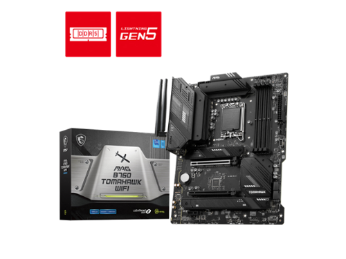 MSI MAG B760 TOMAHAWK WIFI LGA 1700 ATX Motherboard (PCIe 5.0