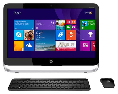  HP - Pavilion 23&quot; Touch-Screen All-In-One - AMD A8-Series - 4GB Memory - 1TB Hard Drive - Black/Silver