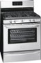 Frigidaire - Gallery 30" Self-Cleaning Freestanding Gas Convection Range - Silver/Black-Angle_Standard