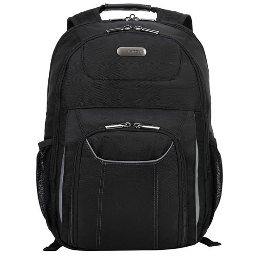 Targus - 16” Air Traveler Backpack - Black-Front_Standard 
