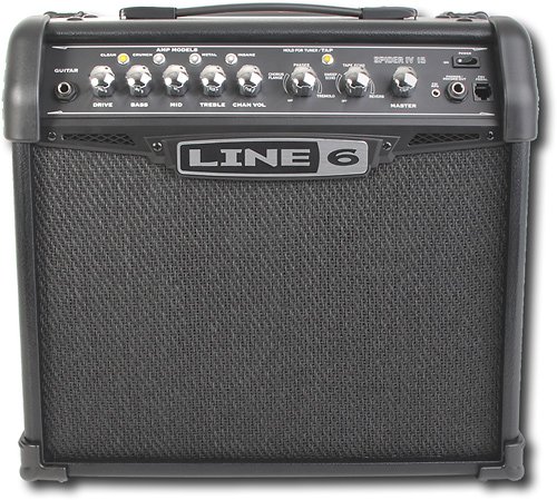  Line 6 - Spider IV 15W Guitar Amplifier - Black