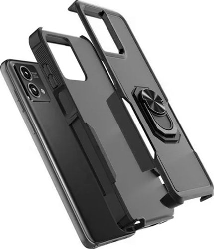 SaharaCase ArmorPro Kickstand Case for Motorola Moto G Play (2024) - Scorpion Black GLOBAL SHIPPING
