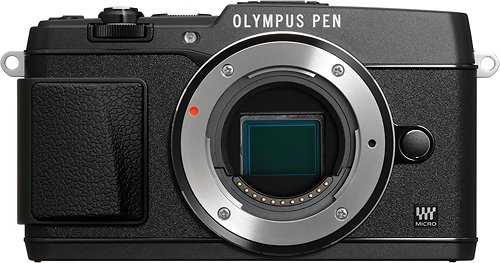  Olympus - PEN E-P5 Mirrorless Camera (Body Only) - Black