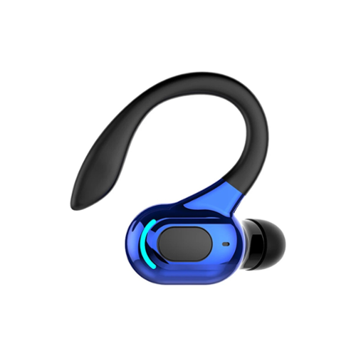 Stock Preferred - 1Pc Bluetooth 5.1 Ear-Hook Wireless Earbud - Blue-Front_Standard 