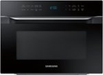 Samsung - 1.2 cu. ft. Countertop Convection Microwave with PowerGrill - Black - Front_Standard