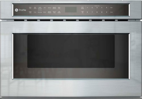 GE Profile - 1.2 Cu. Ft. Built-In Microwave Drawer Oven with Sensor Cooking and Flush Installation Capability - Stainless Steel