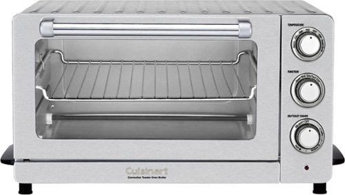  Cuisinart - 0.6 Cu. Ft. Convection Toaster Oven - Silver