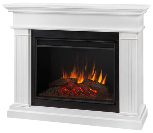 Real Flame - Kennedy Electric Fireplace - White-Front_Standard 