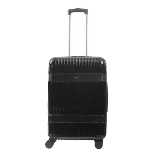 Front. Martha Stewart - The Bedford 26" Hardside Spinner - BLACK.
