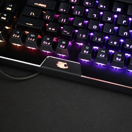 iBUYPOWER  MEK 4 - Full-size Wired RGB Mechanical Tactile Brown Switch Gaming Keyboard with Custom Lighting - Black SHOP ONLINE