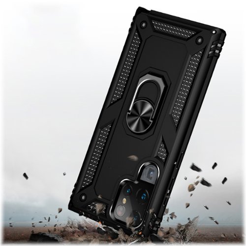 SaharaCase Military Kickstand Series Case for Samsung Galaxy S22 Ultra - Black SHOP ONLINE
