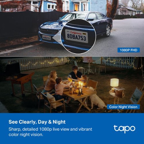 TP-Link Tapo Solar-Powered Wireless Security Camera Kit with Live View, Works with Alexa & Google Home- No Monthly Fees (2-Pack) - White BUY ONLINE