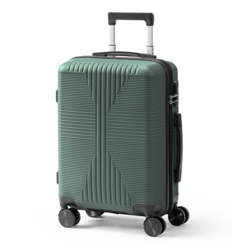 Winado - 20" Hardshell Carry On Luggage with Spinner Wheels Lightweight PP Hardside Small Suitcase with Built-in Lock - Green-Front_Standard 