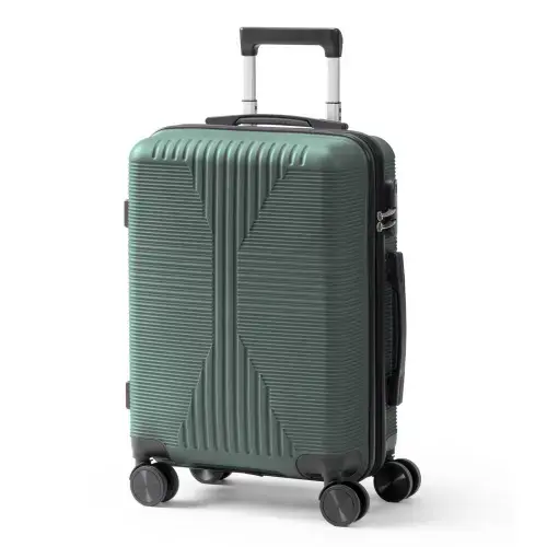Front. Winado - 20" Hardshell Carry On Luggage with Spinner Wheels Lightweight PP Hardside Small Suitcase with Built-in Lock - Green.