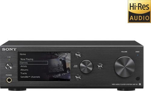  Sony - Hi-Res 80W 2.0-Ch. Music Player System - Black