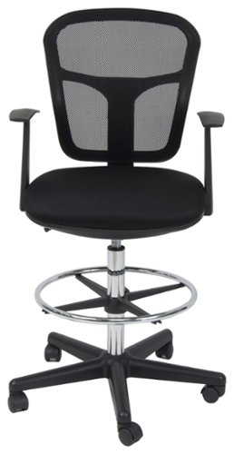 Studio Designs - Riviera Drafting Chair - Black-Front_Standard 