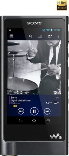 Sony - Walkman Hi-Res 128GB* Video MP3 Player - Black-Front_Standard 