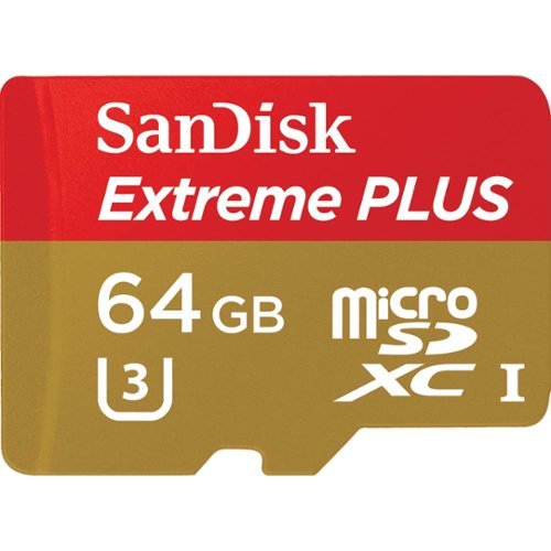  SanDisk - Extreme PLUS 64GB microSDXC UHS-I Memory Card