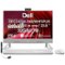 Dell - Upgraded - All-in-One 23.8 Touchscreen FHD Display (Intel Core 7 150U, 32GB, 1TB SSD, Win 11 Pro) w/USB Hub - White-Front_Standard