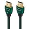AudioQuest - Forest 48 5' 4K-8K-10K 48Gbps In-Wall Rated HDMI Cable - Black with Green Stripes-Front_Standard