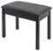 Yamaha - Piano-Style Bench - Black-Front_Standard