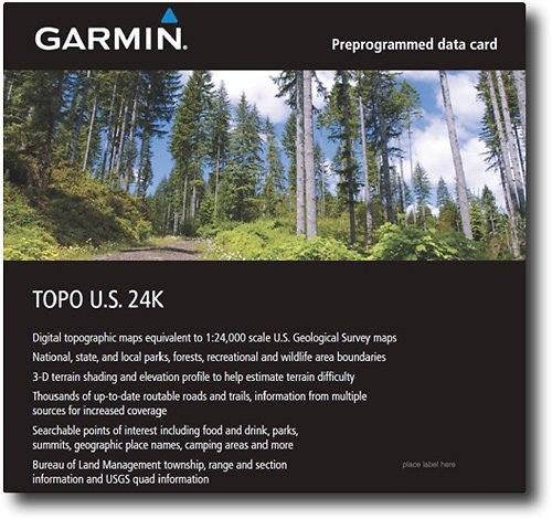 Garmin - TOPO U.S. 24K - West Digital Map-Front_Standard 