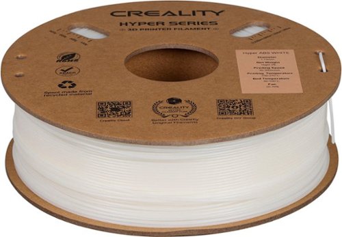 Creality 1.75 mm Hyper ABS Filament White 2.2 lbs for high-speed printers (1-pack) - White SHOP ONLINE