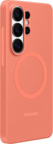 Samsung Galaxy S26 Ultra Silicone Magnet Case - Coral Red GLOBAL SHIPPING