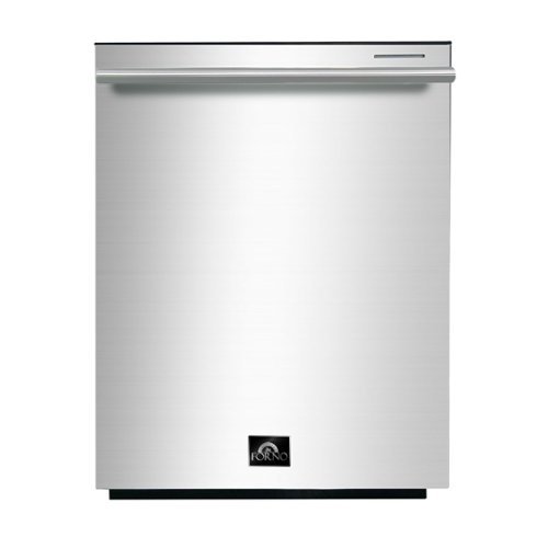 Forno Appliances - Pozzo 24" Top Control Built-In Tub Dishwasher with 3rd Rack and 49dBA - Stainless Steel